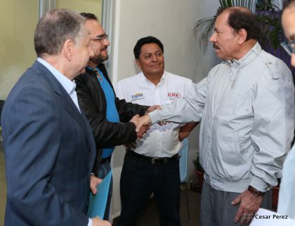 Presidente Daniel se reúne con el presidente de la Federación Internacional de Automovilismo