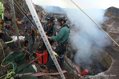 Exploración del volcán Masaya avanza satisfactoriamente