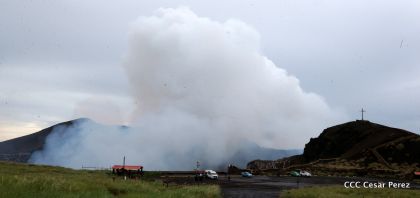 Exploración del volcán Masaya avanza satisfactoriamente