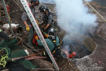 Exploración del volcán Masaya avanza satisfactoriamente