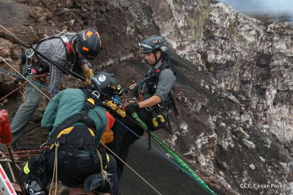 Exploración del volcán Masaya avanza satisfactoriamente
