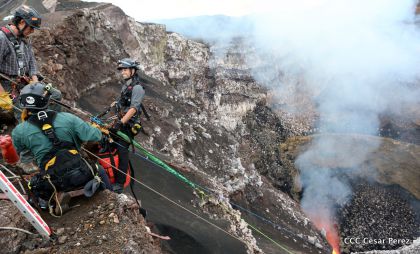Exploración del volcán Masaya avanza satisfactoriamente