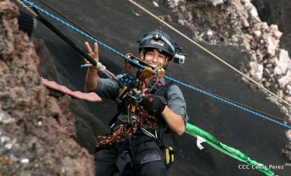 Exploración del volcán Masaya avanza satisfactoriamente