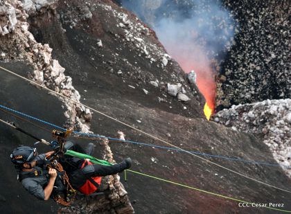 Exploración del volcán Masaya avanza satisfactoriamente