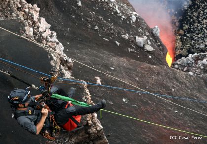 Exploración del volcán Masaya avanza satisfactoriamente