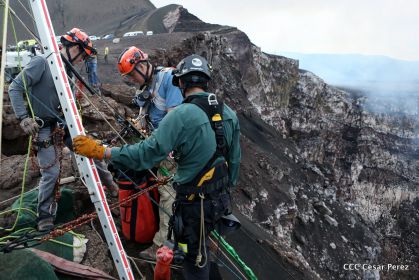 Exploración del volcán Masaya avanza satisfactoriamente