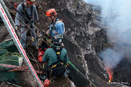 Exploración del volcán Masaya avanza satisfactoriamente