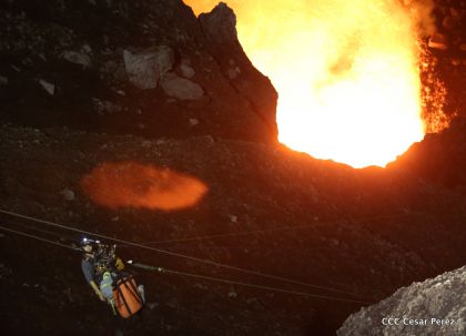Exploración del volcán Masaya avanza satisfactoriamente