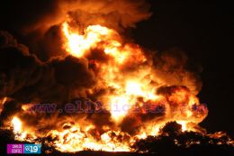 Incendio de tanques de Puma Energy en Puerto Sandino