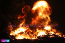Incendio de tanques de Puma Energy en Puerto Sandino