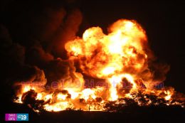 Incendio de tanques de Puma Energy en Puerto Sandino