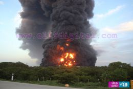 Incendio de tanques de Puma Energy en Puerto Sandino