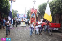 Nuestra Señora de la Asunción de María recorre calles del pueblo indígena de Monimbó