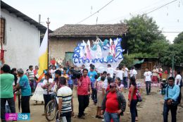 Nuestra Señora de la Asunción de María recorre calles del pueblo indígena de Monimbó