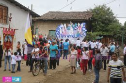 Nuestra Señora de la Asunción de María recorre calles del pueblo indígena de Monimbó