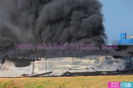 Culmina incendio en Puerto Sandino