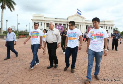 Comando Rigoberto López recorre espacios de recreación en Managua