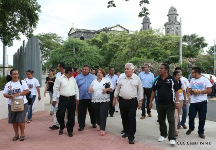 Comando Rigoberto López recorre espacios de recreación en Managua