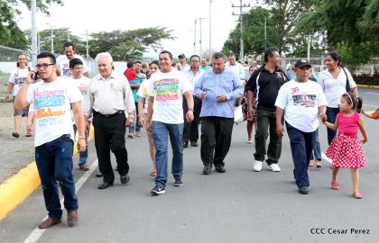 Comando Rigoberto López recorre espacios de recreación en Managua