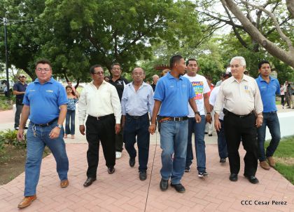 Comando Rigoberto López recorre espacios de recreación en Managua