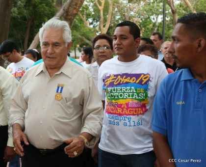 Comando Rigoberto López recorre espacios de recreación en Managua