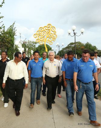 Comando Rigoberto López recorre espacios de recreación en Managua