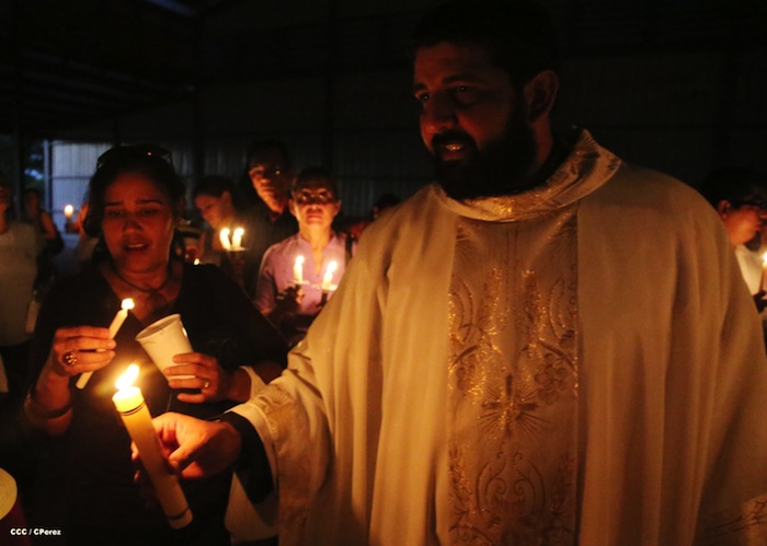 Misa Pascual en Catedral de Managua