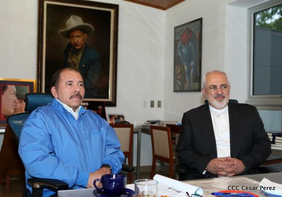 Comandante Daniel Ortega se reúne con Canciller de Irán