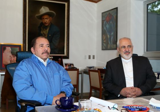 Comandante Daniel Ortega se reúne con Canciller de Irán