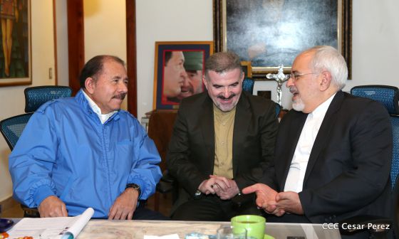 Comandante Daniel Ortega se reúne con Canciller de Irán