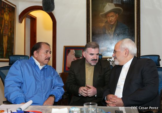 Comandante Daniel Ortega se reúne con Canciller de Irán