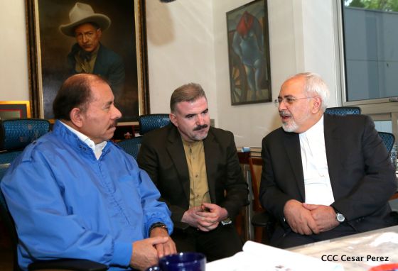 Comandante Daniel Ortega se reúne con Canciller de Irán