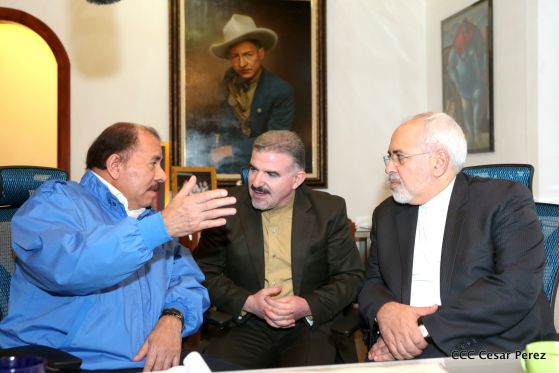 Comandante Daniel Ortega se reúne con Canciller de Irán