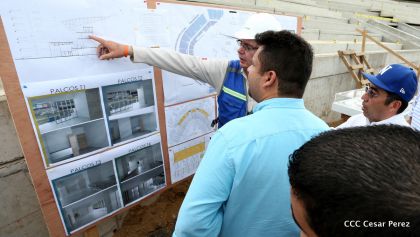 Recorrido por avances del Nuevo Estadio Nacional