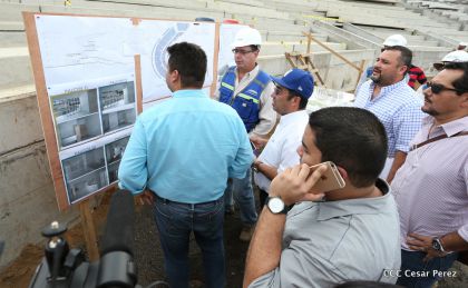 Recorrido por avances del Nuevo Estadio Nacional