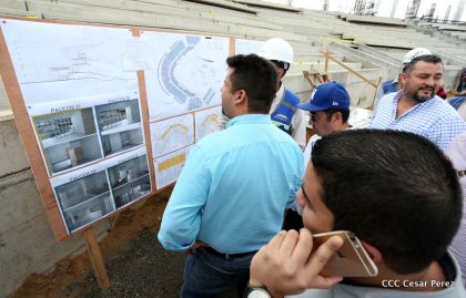 Recorrido por avances del Nuevo Estadio Nacional