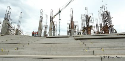 Recorrido por avances del Nuevo Estadio Nacional