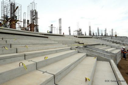 Recorrido por avances del Nuevo Estadio Nacional