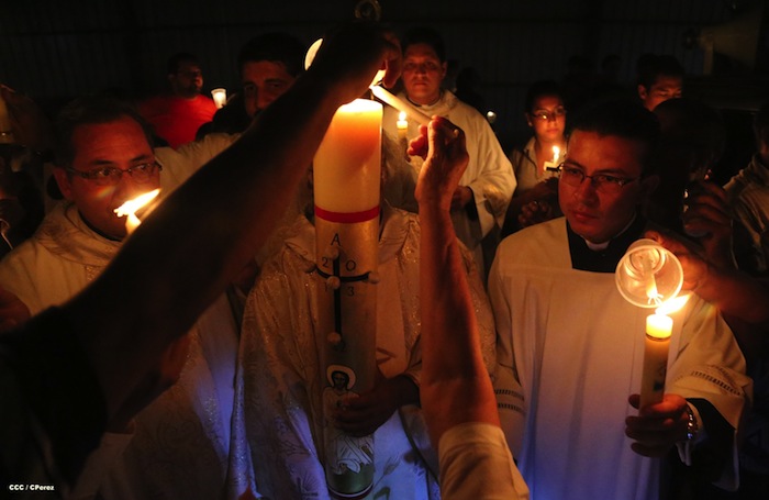 Misa Pascual en Catedral de Managua