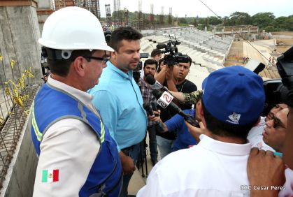 Recorrido por avances del Nuevo Estadio Nacional