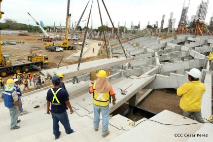 Recorrido por avances del Nuevo Estadio Nacional