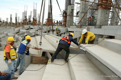 Recorrido por avances del Nuevo Estadio Nacional