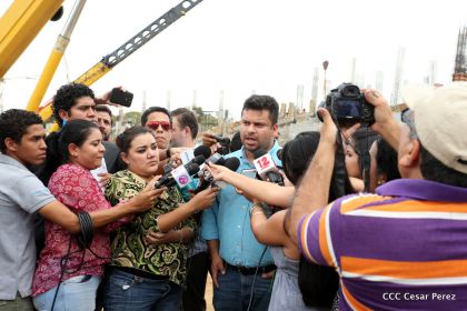 Recorrido por avances del Nuevo Estadio Nacional