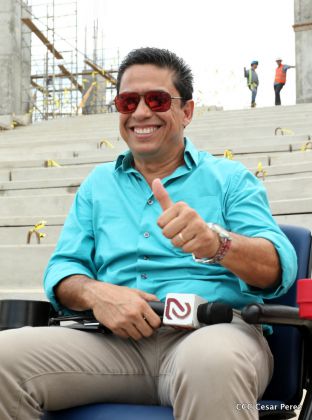 Recorrido por avances del Nuevo Estadio Nacional