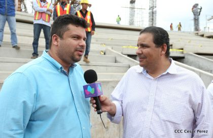Recorrido por avances del Nuevo Estadio Nacional