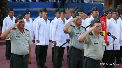 Daniel y Rosario conmemoran 49 aniversario de Pancasán y 37 aniversario del Cuerpo Médico Militar