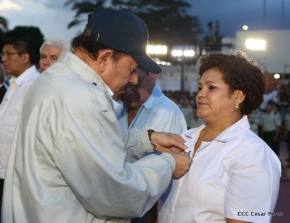 Daniel y Rosario conmemoran 49 aniversario de Pancasán y 37 aniversario del Cuerpo Médico Militar