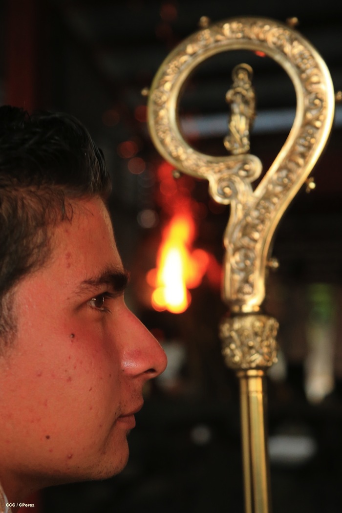 Misa Pascual en Catedral de Managua