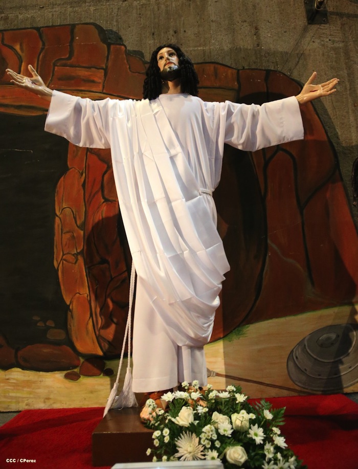 Misa Pascual en Catedral de Managua