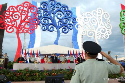 Acto del 37 Aniversario del Ejército de Nicaragua